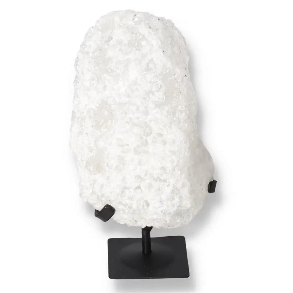 Bubble Clear Quartz on Stand 572491