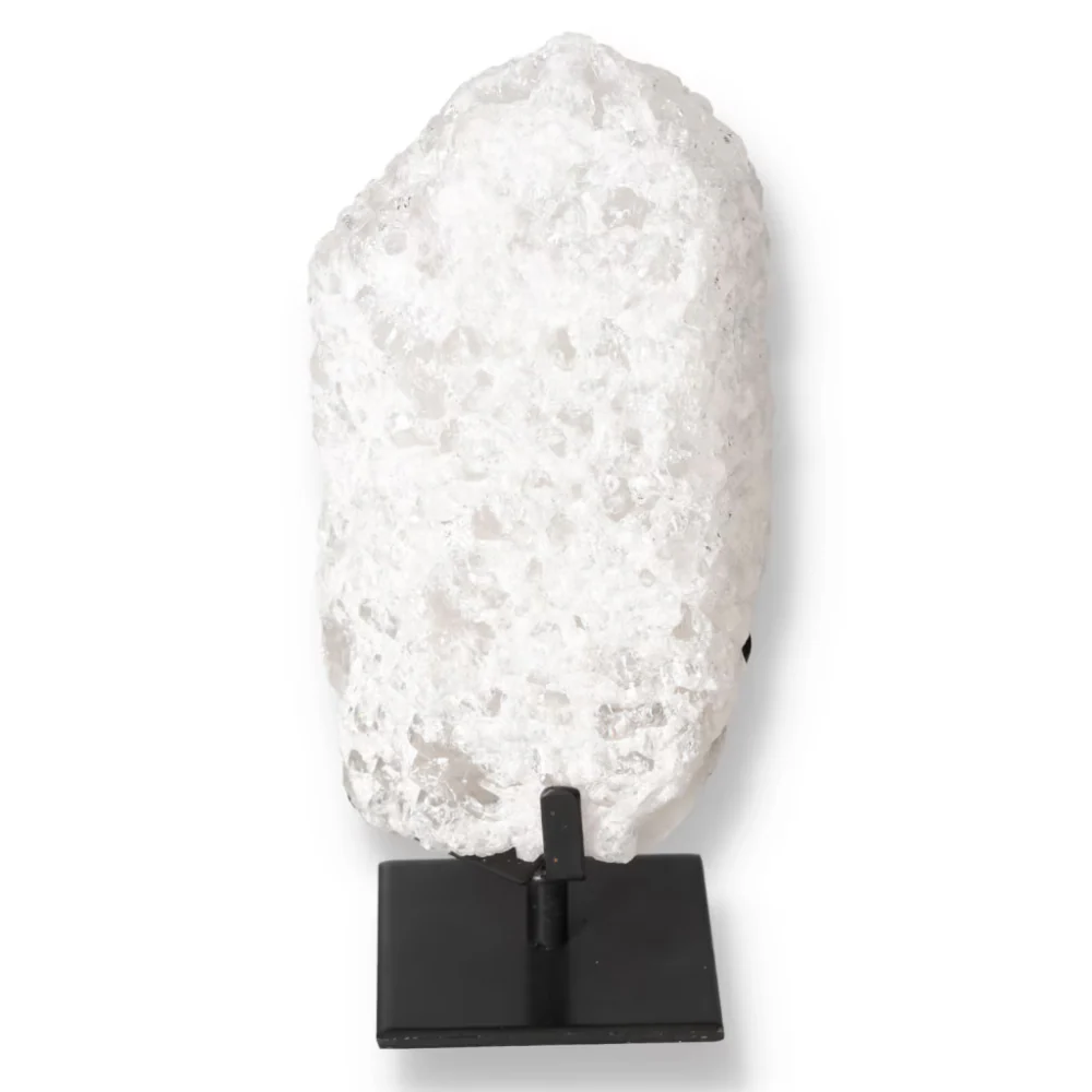 Bubble Clear Quartz on Stand 572446 - Image 9
