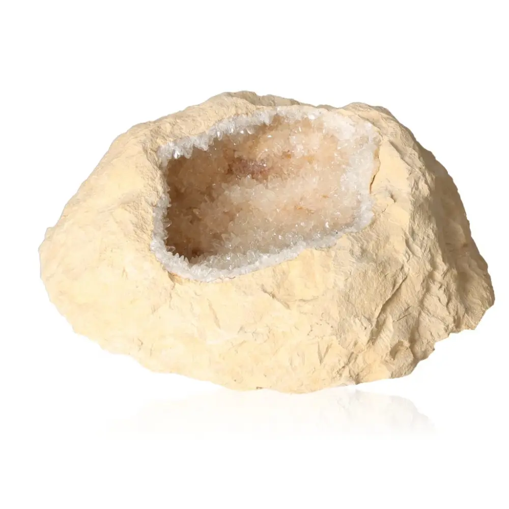 Dogtooth Calcite Geode XXL 527699 - Image 2