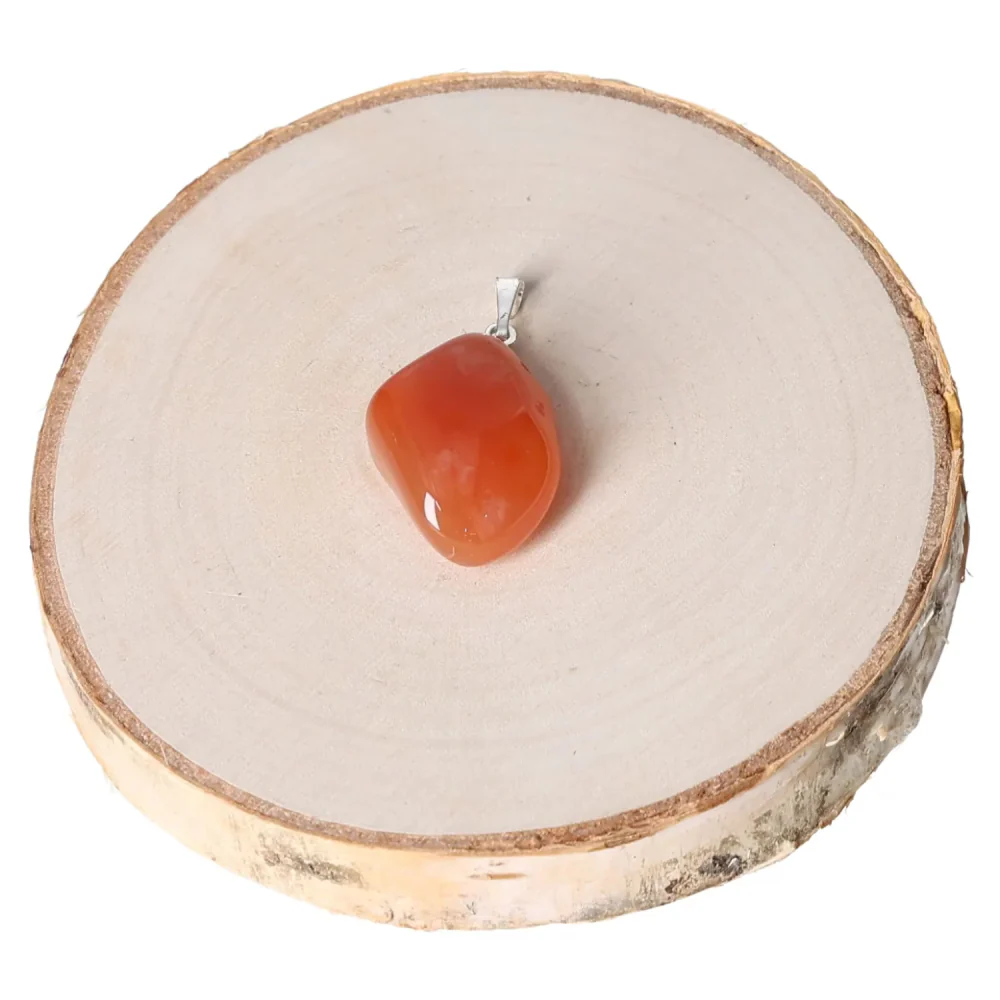 Pendant made of Tumbled Carnelian 555685 P30 - Image 3