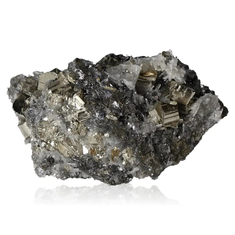 Pyrite with Quartz, Sphalerite and Galena 044615 - Image 4