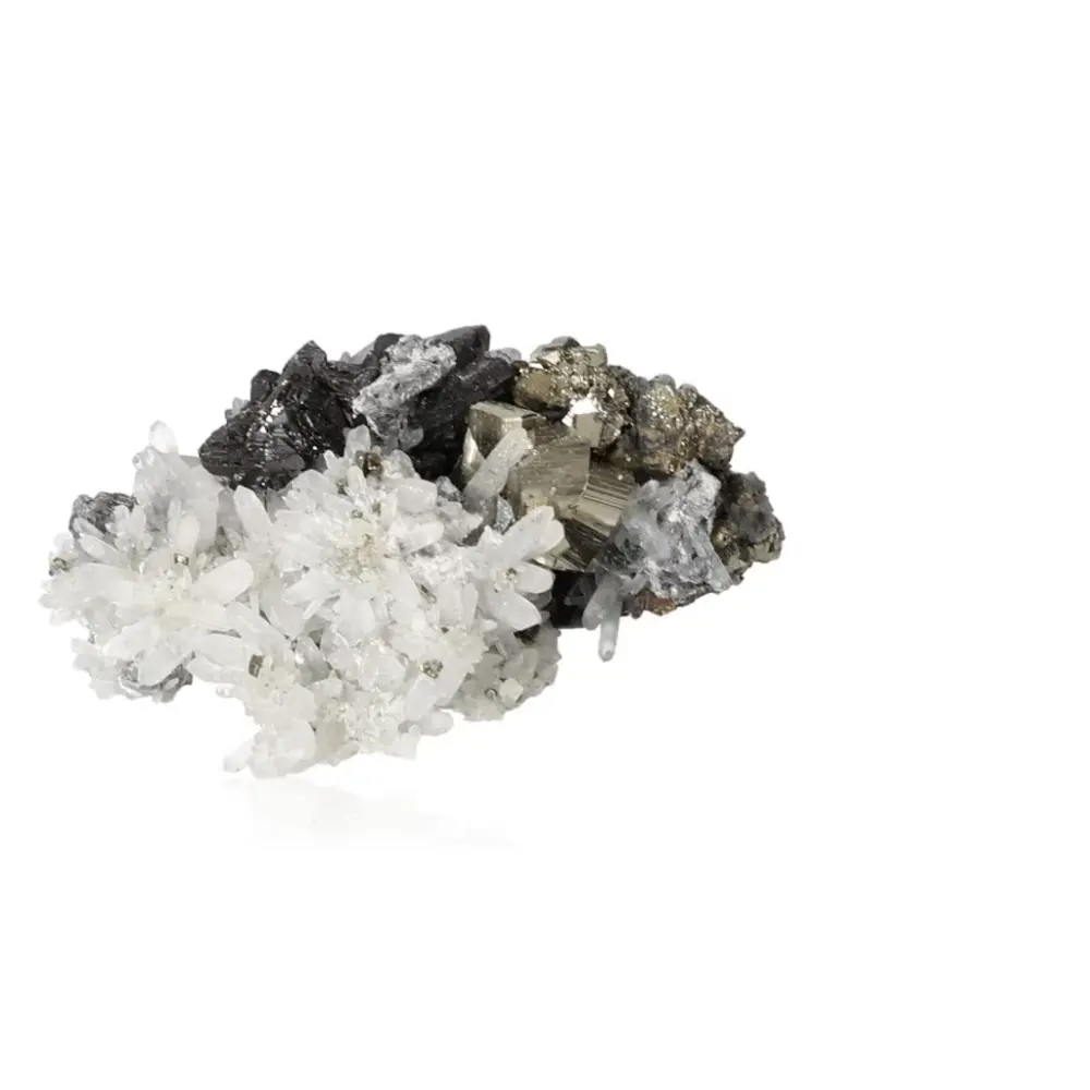 Sphalerite with Quartz and Pyrite 048156