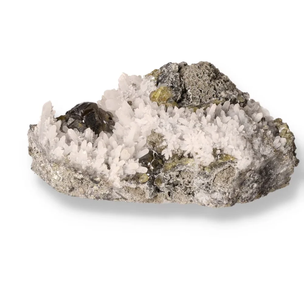 Sphalerite with Quartz and Pyrite 055727 - Image 2