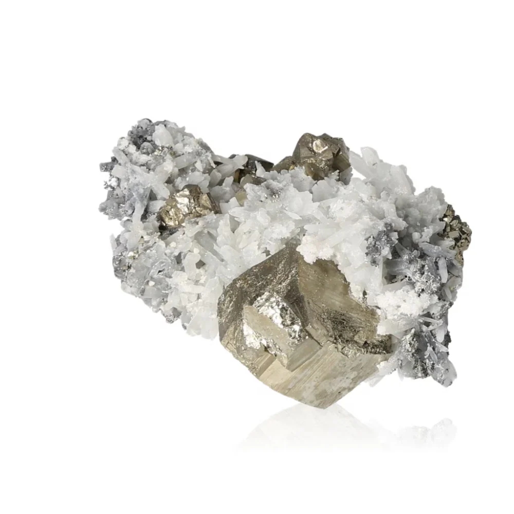 Quartz with Pyrite and Galena 043854 - Image 2
