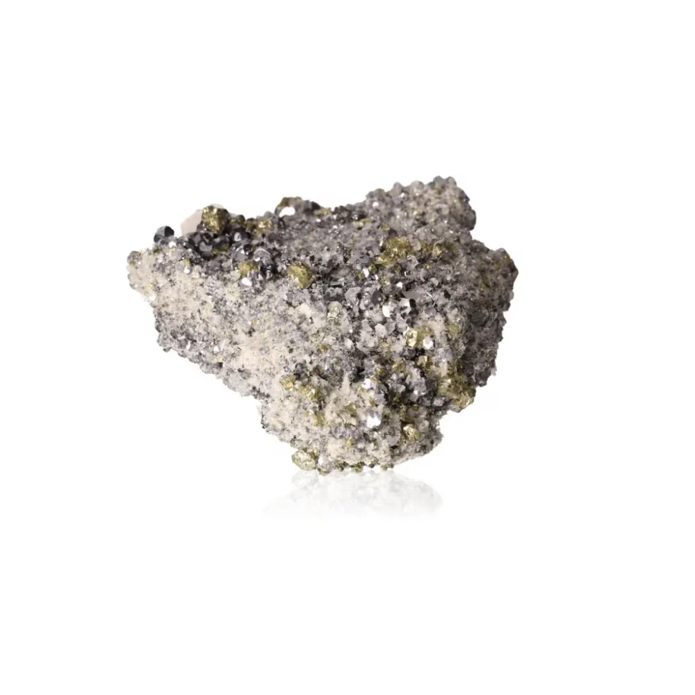 Galena with Quartz, Sphalerite and Chalcopyrite 042154 - Image 3
