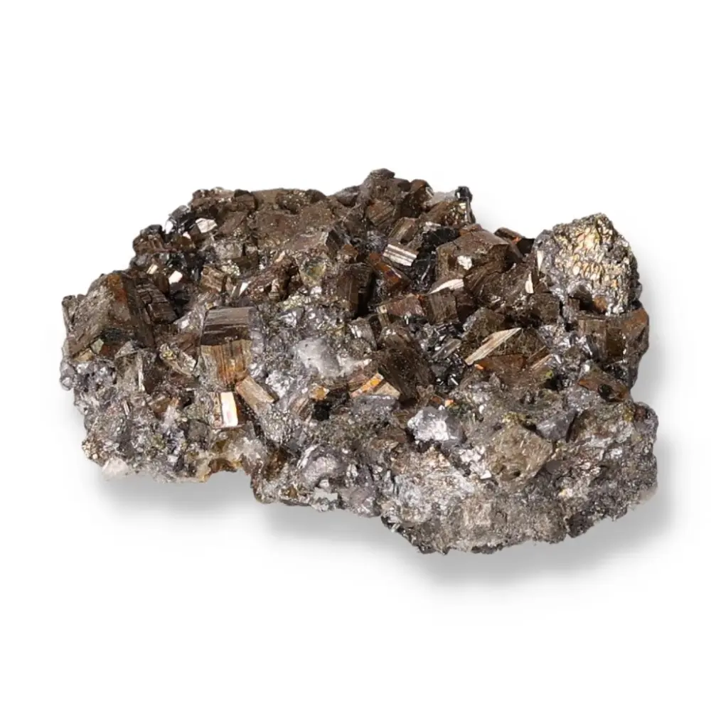 Pyrite with Galena and Quartz 056922