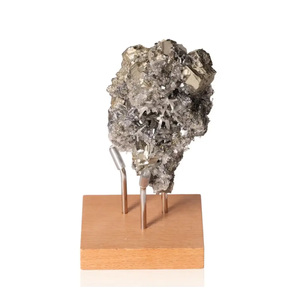 Pyrite with Quartz, Sphalerite and Galena 049290