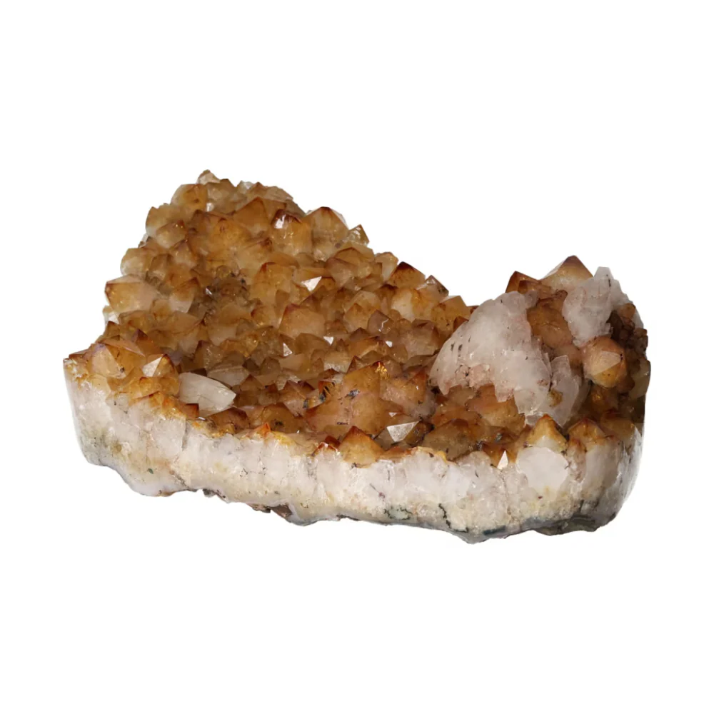 Citrine Druze with Calcite 565288 - Image 10