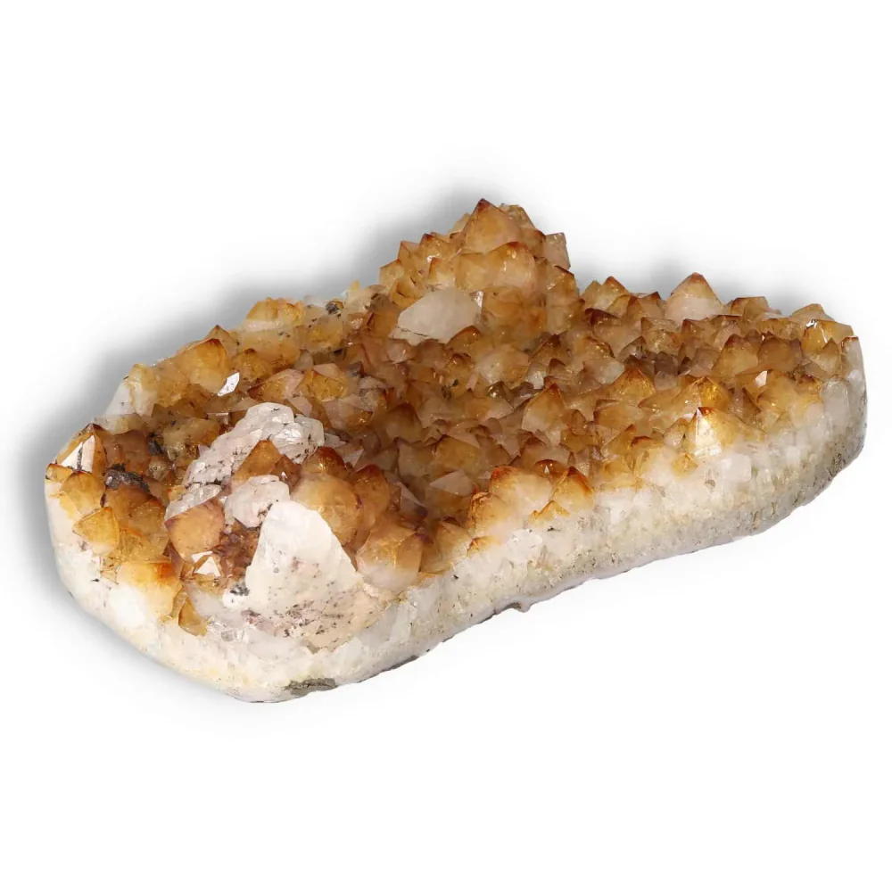 Citrine Druze with Calcite 565288 - Image 16