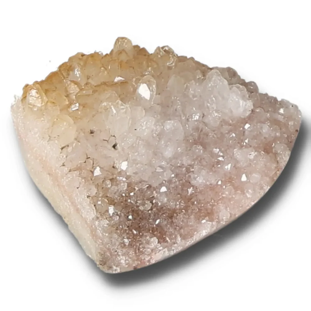 Polished Citrine Druze 023962