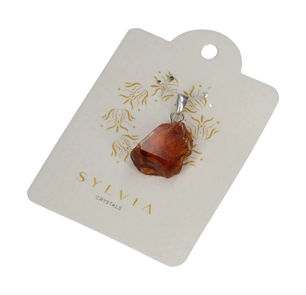 Citrine Pendant Rough S Silver 632140 P30 - Image 3