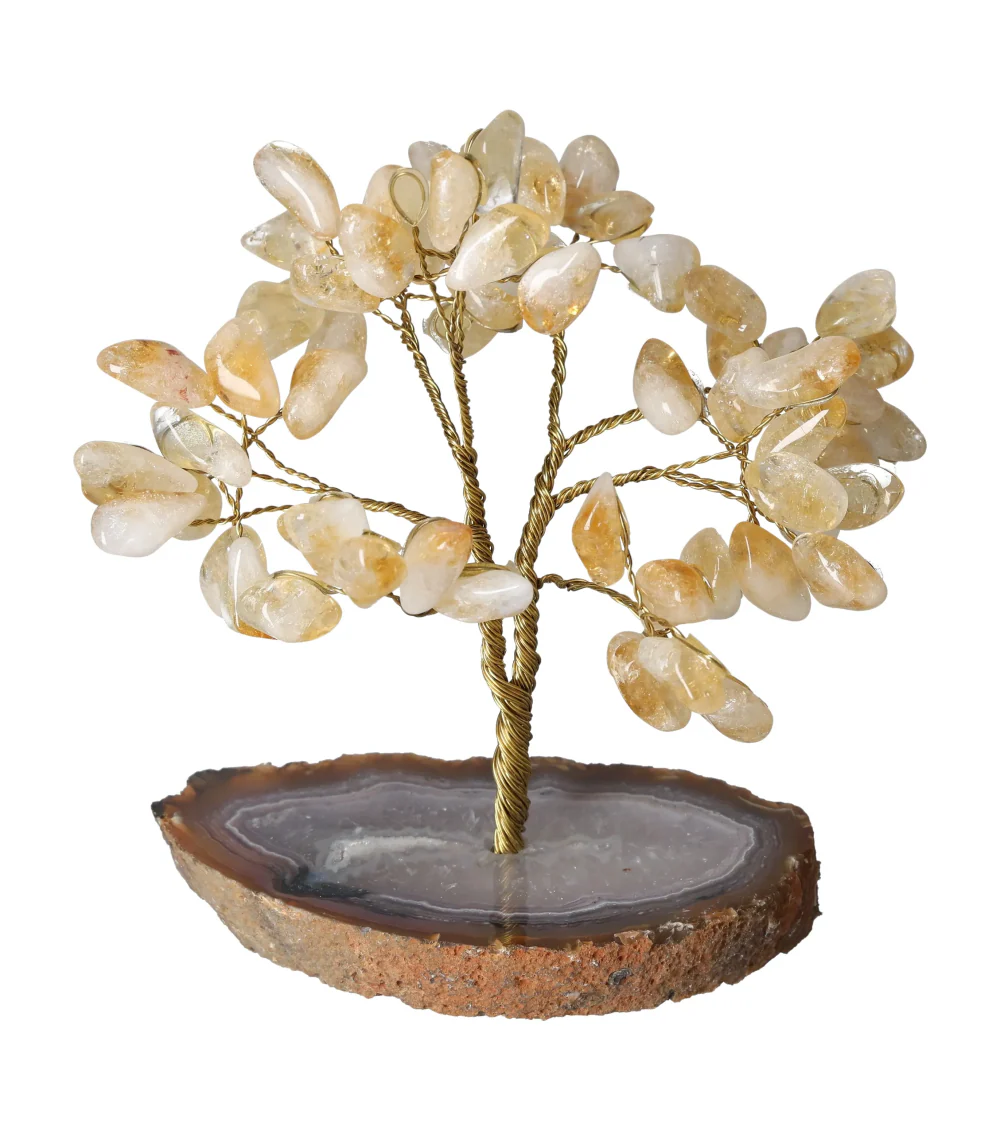 Citrine Tree Wire Agate Base 15 cm 636117 - Image 2