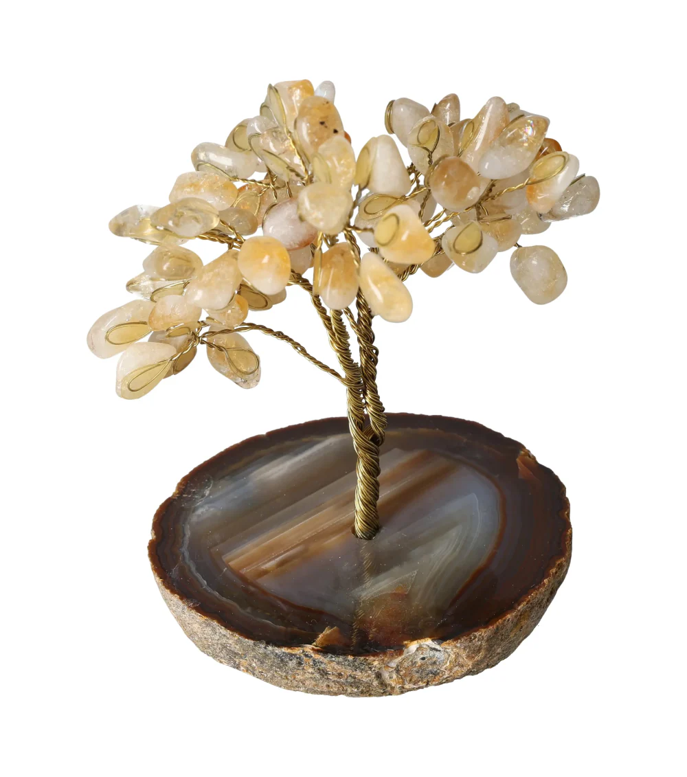 Citrine Tree Wire Agate Base 15 cm 636117 - Image 4