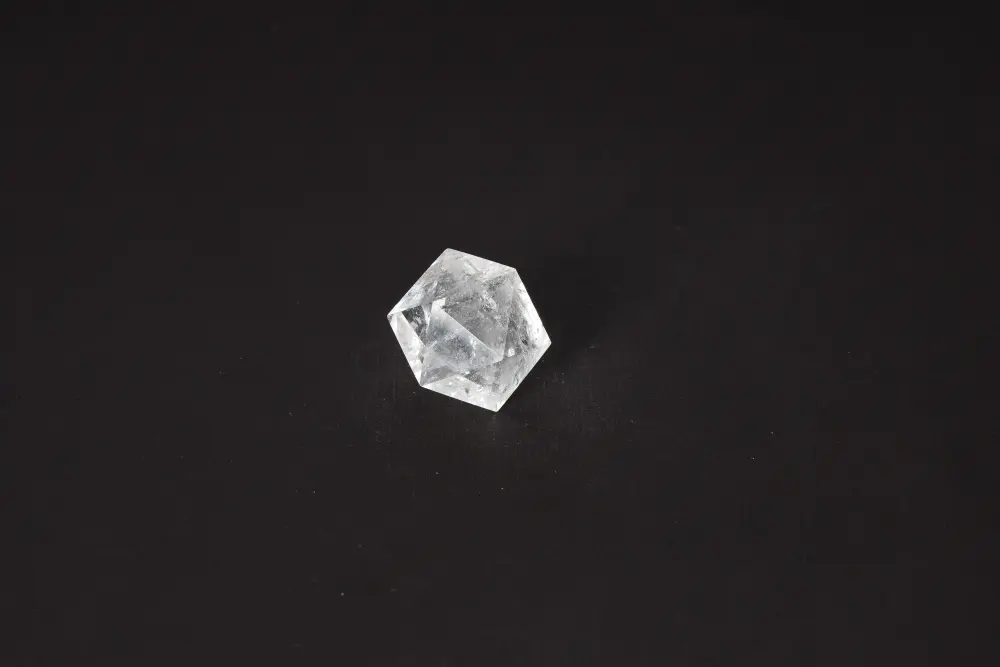 Clear Quartz Geometric Sphere 3 cm 585057 - Image 3