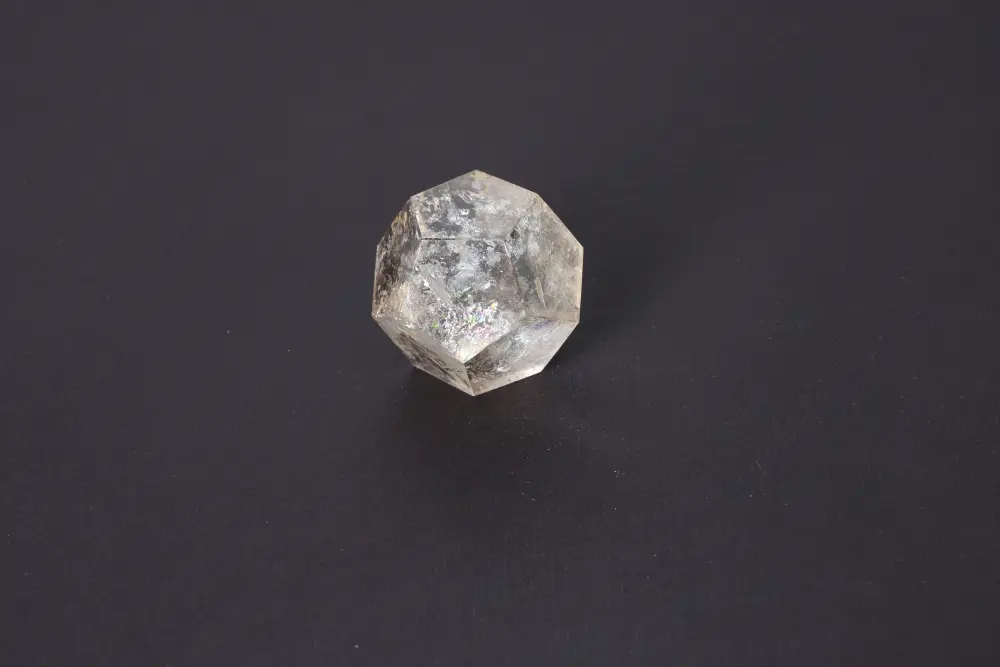 Lemurian Quartz Geometric Sphere 5 cm 585217 - Image 5
