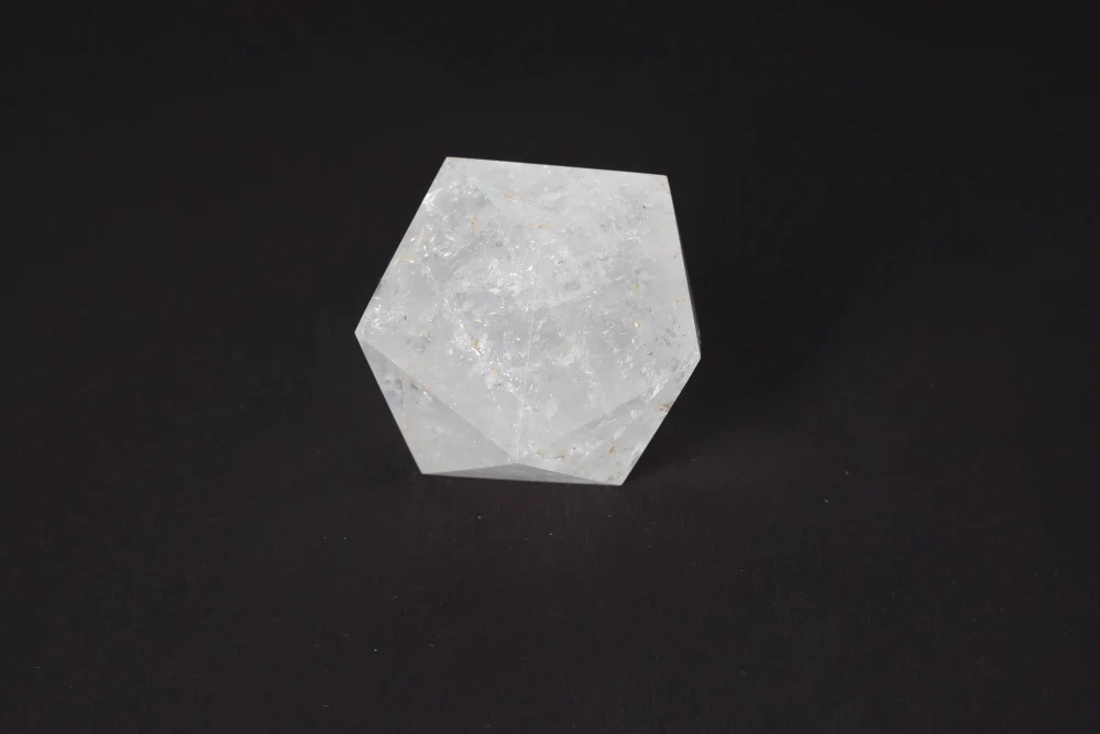 Clear Quartz Geometric Sphere 8 cm 584999 - Image 9
