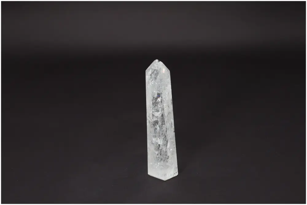 Lemurian Quartz Obelisk 581837 - Image 2
