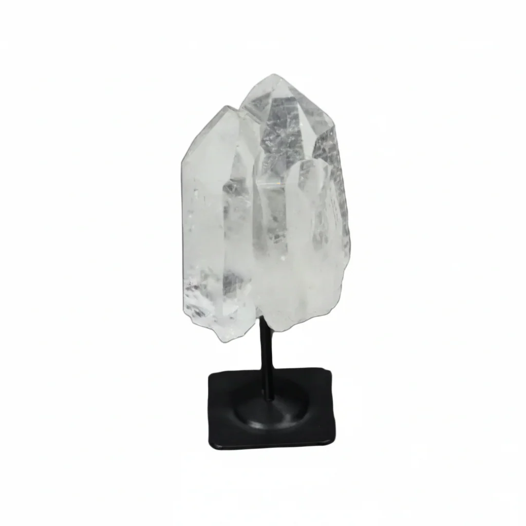 Lemurian Quartz On Metal Stand 580465