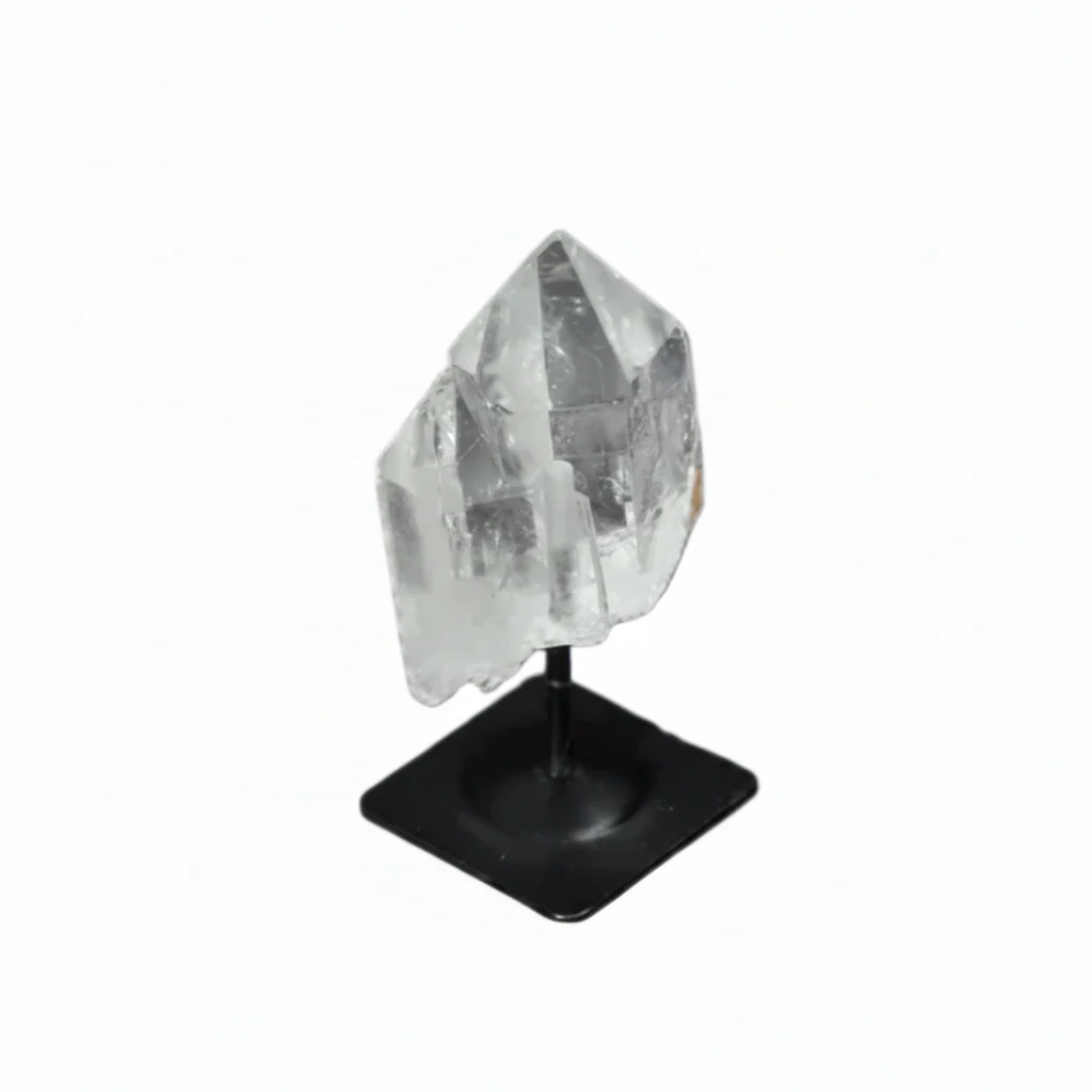 Lemurian Quartz On Metal Stand 580489