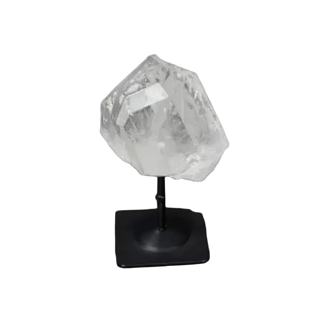 Lemurian Quartz On Metal Stand 580526