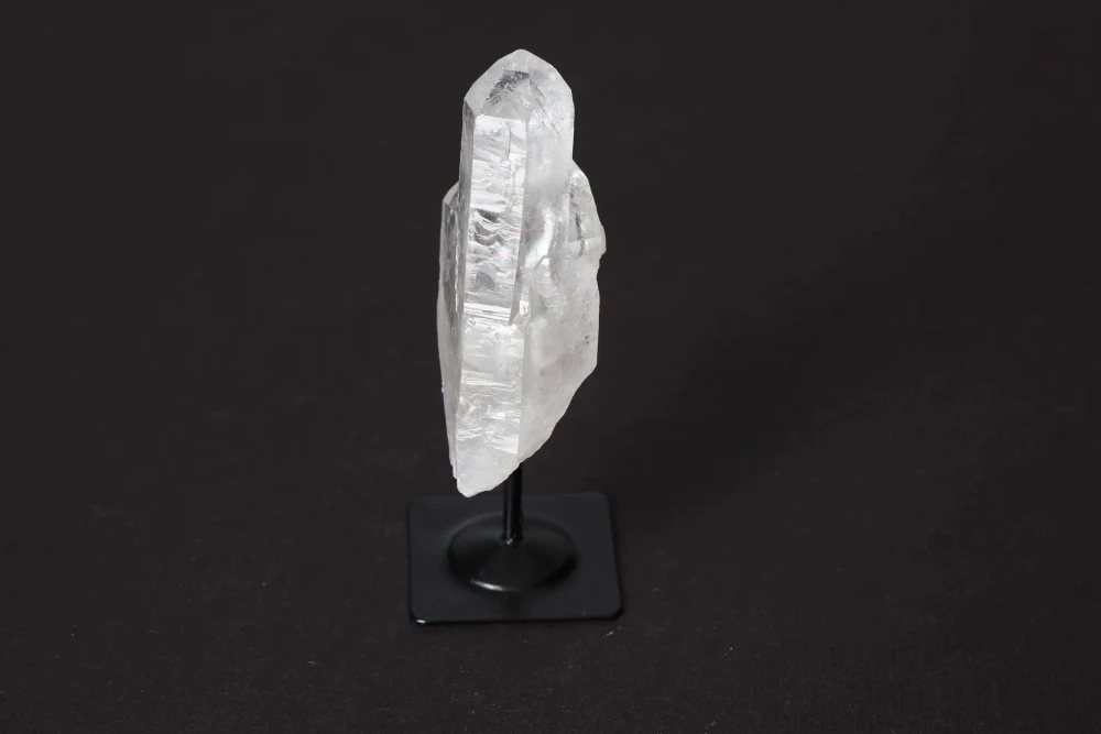 Lemurian Quartz On Metal Stand 580786 - Image 9