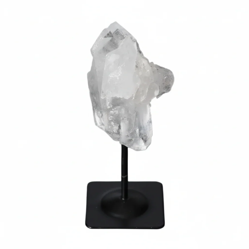 Lemurian Quartz On Metal Stand 580878
