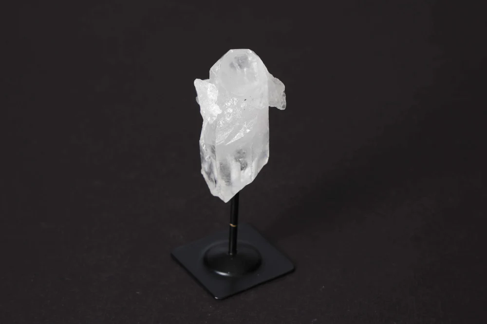 Lemurian Quartz On Metal Stand 580878 - Image 15