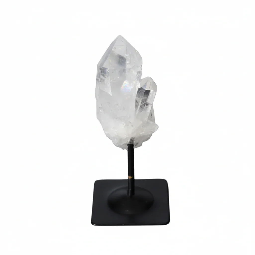 Lemurian Quartz On Metal Stand 580915
