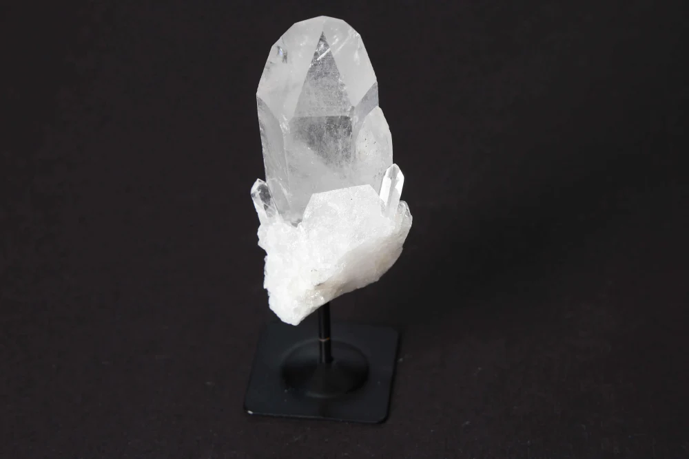 Lemurian Quartz On Metal Stand 581028 - Image 9