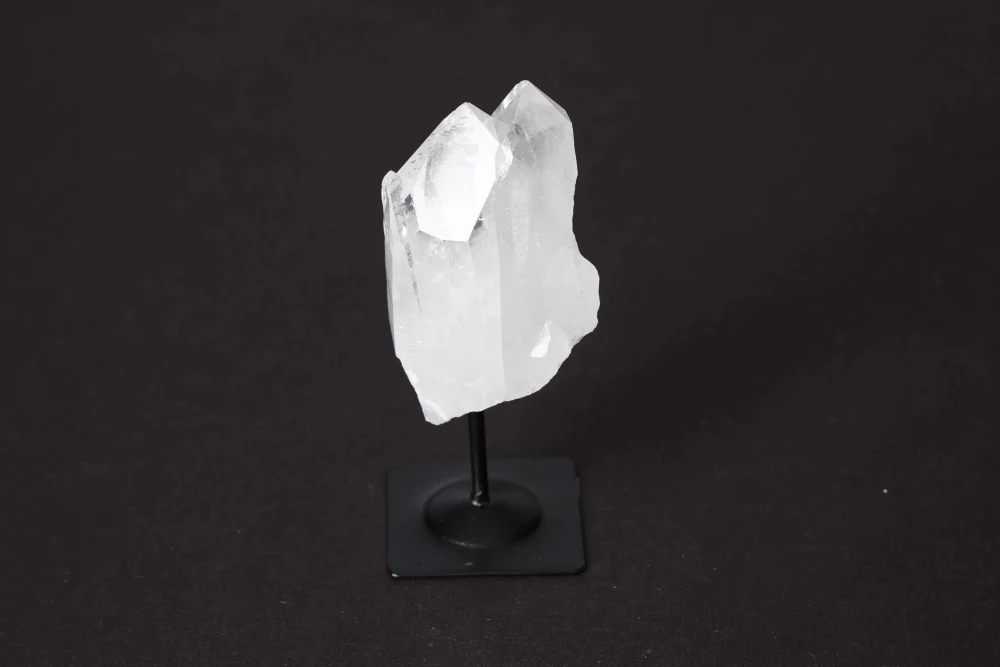 Lemurian Quartz On Metal Stand 581035 - Image 8