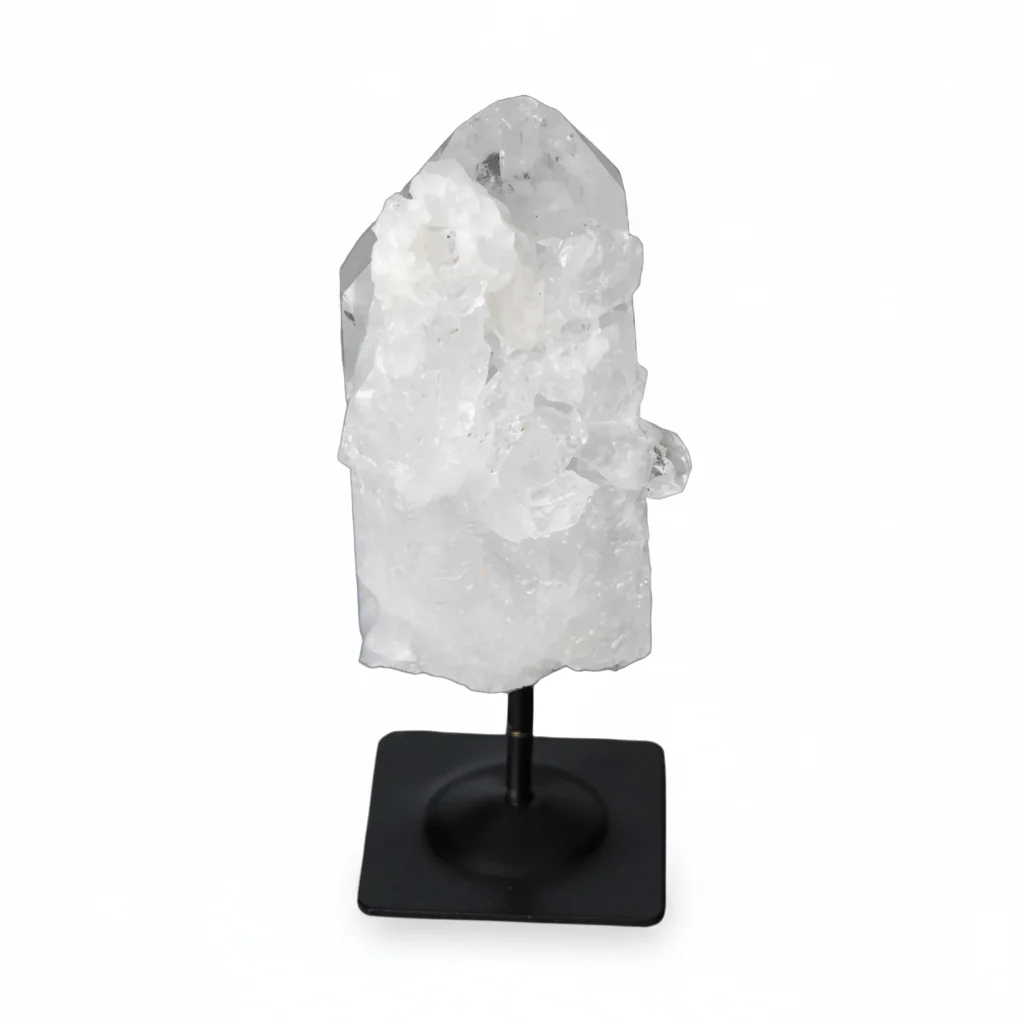Lemurian Quartz On Metal Stand 581059