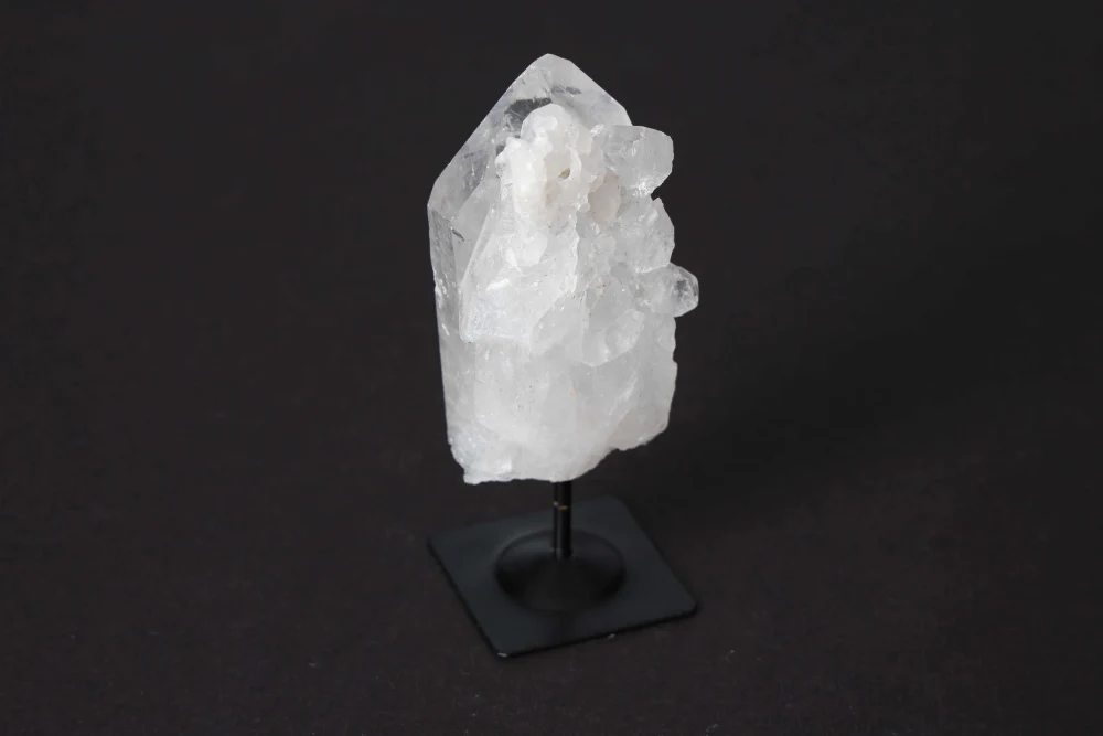 Lemurian Quartz On Metal Stand 581059 - Image 10