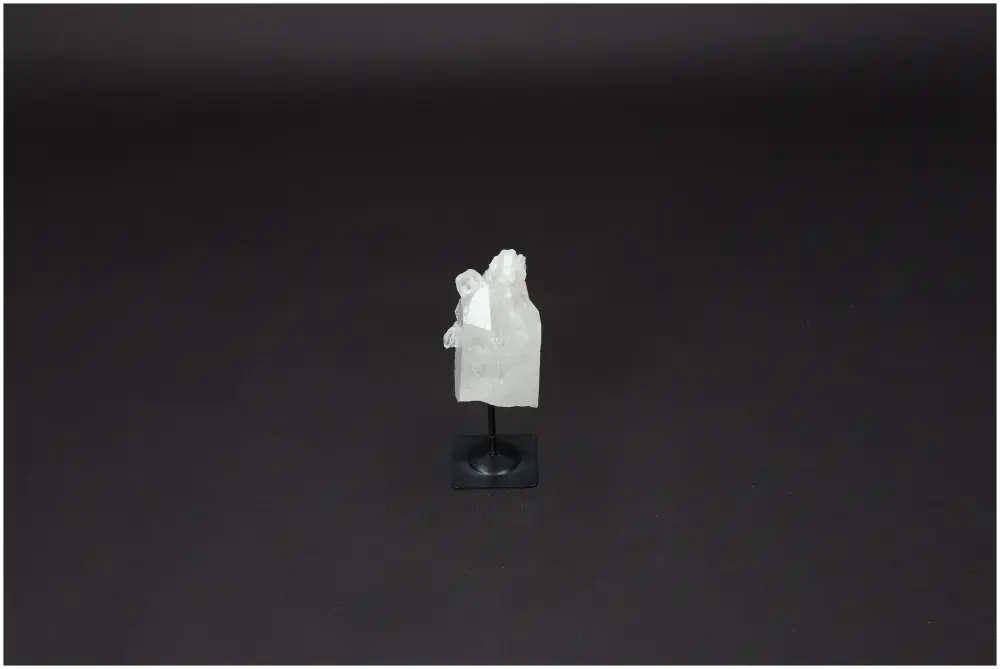 Lemurian Quartz On Metal Stand 581059 - Image 2