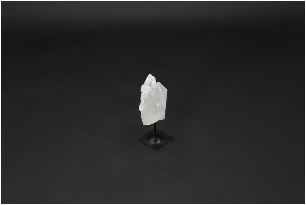 Lemurian Quartz On Metal Stand 581059 - Image 3
