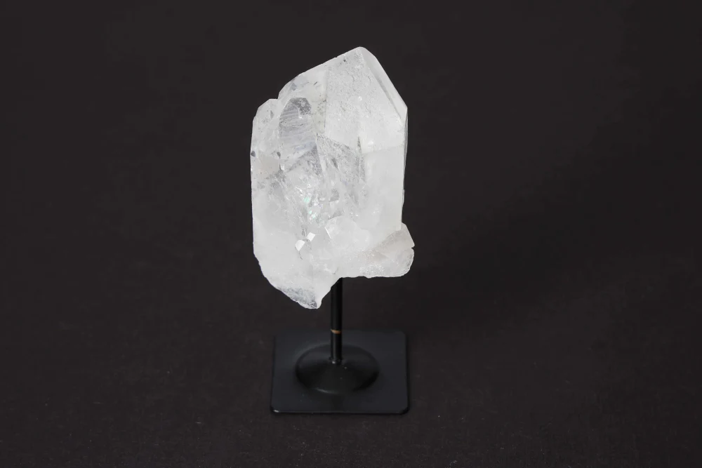 Lemurian Quartz On Metal Stand 581066 - Image 8