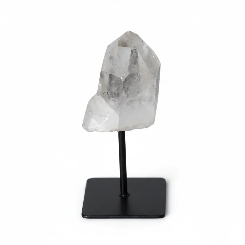Lemurian Quartz On Metal Stand 581127
