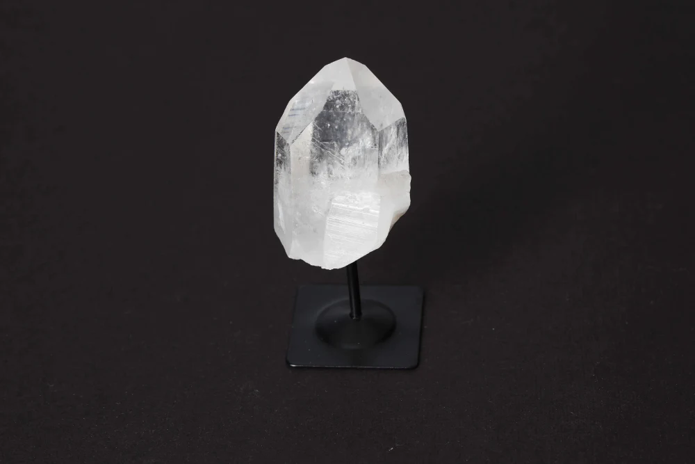 Lemurian Quartz On Metal Stand 581127 - Image 3