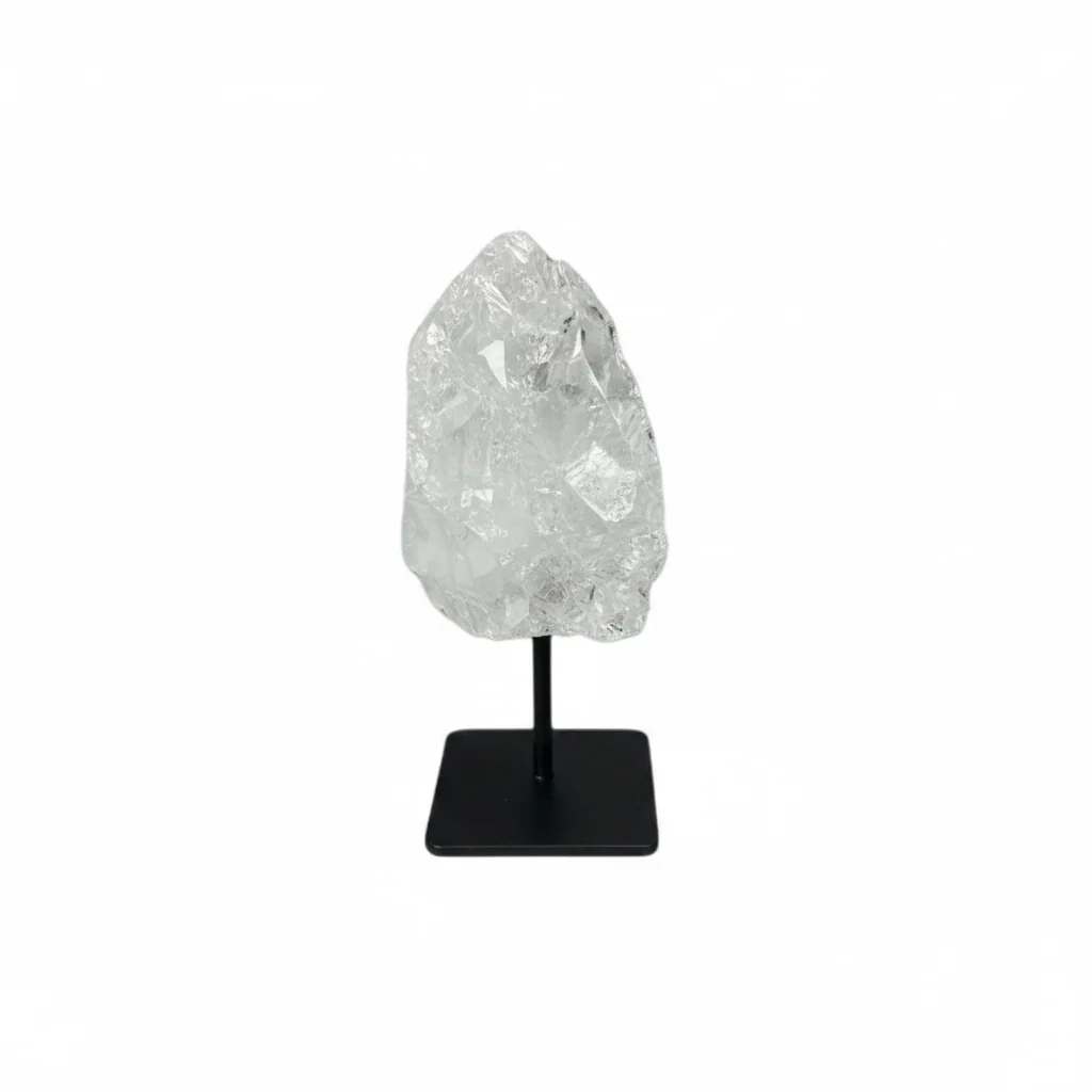 Lemurian Quartz On Metal Stand 581158