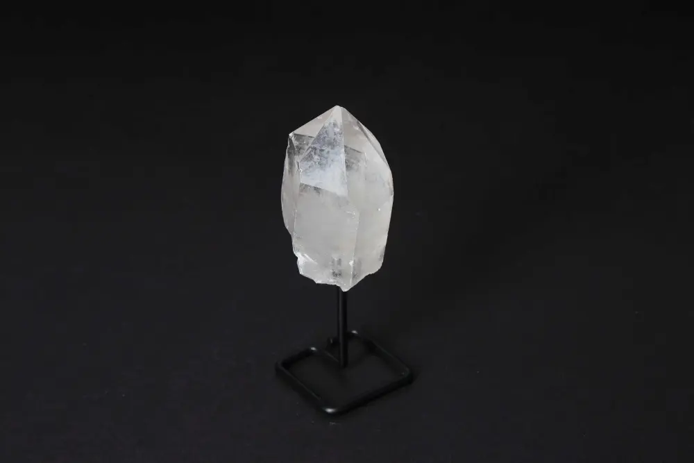 Clear Quartz on Stand M 591874 - Image 5
