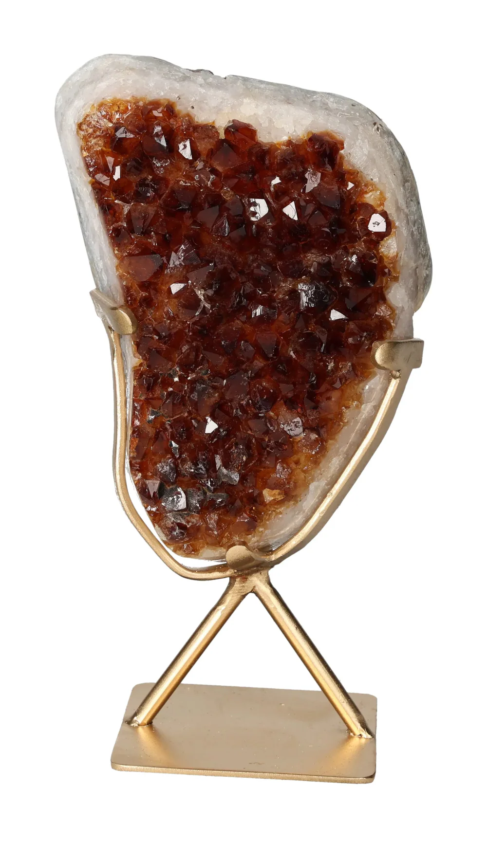 Citrine on Metal Stand 640909