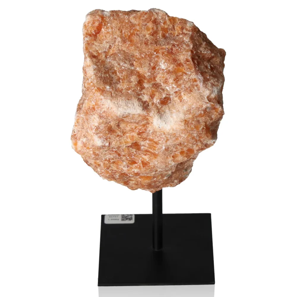 Orchid Calcite on Metal Stand 001717 - Image 2