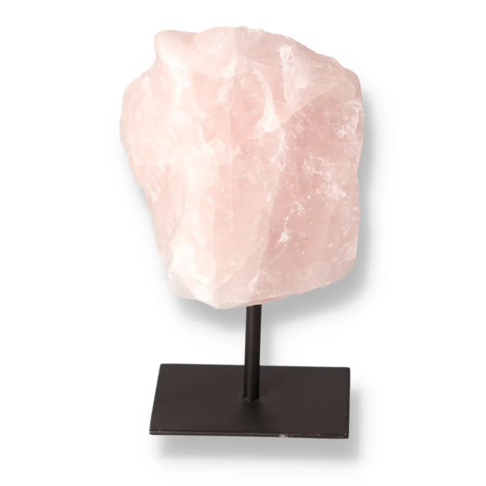 Rose Quartz on Metal Stand 021272