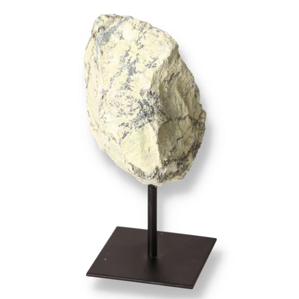 Serpentine on Metal Stand 021746