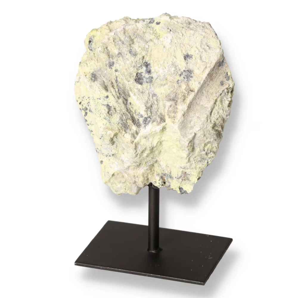 Serpentine on Metal Stand 021647
