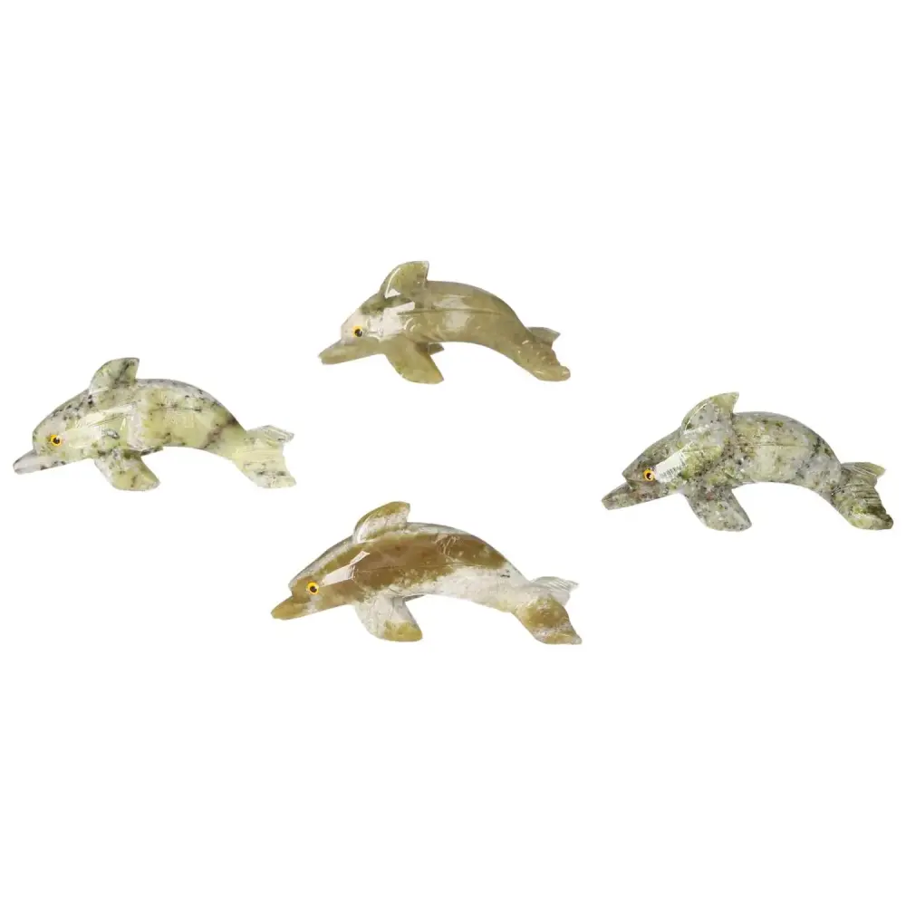 Carved Serpentinite Dolphin 571197 - Image 5