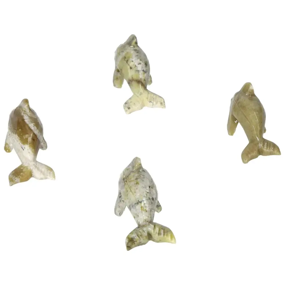 Carved Serpentinite Dolphin 571197 - Image 6