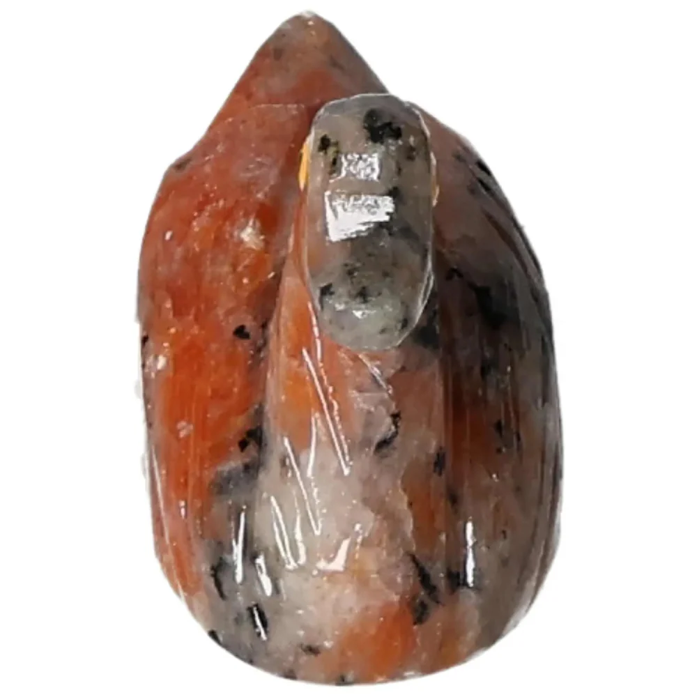 Carved Orchid Calcite Duck 571630 - Image 11