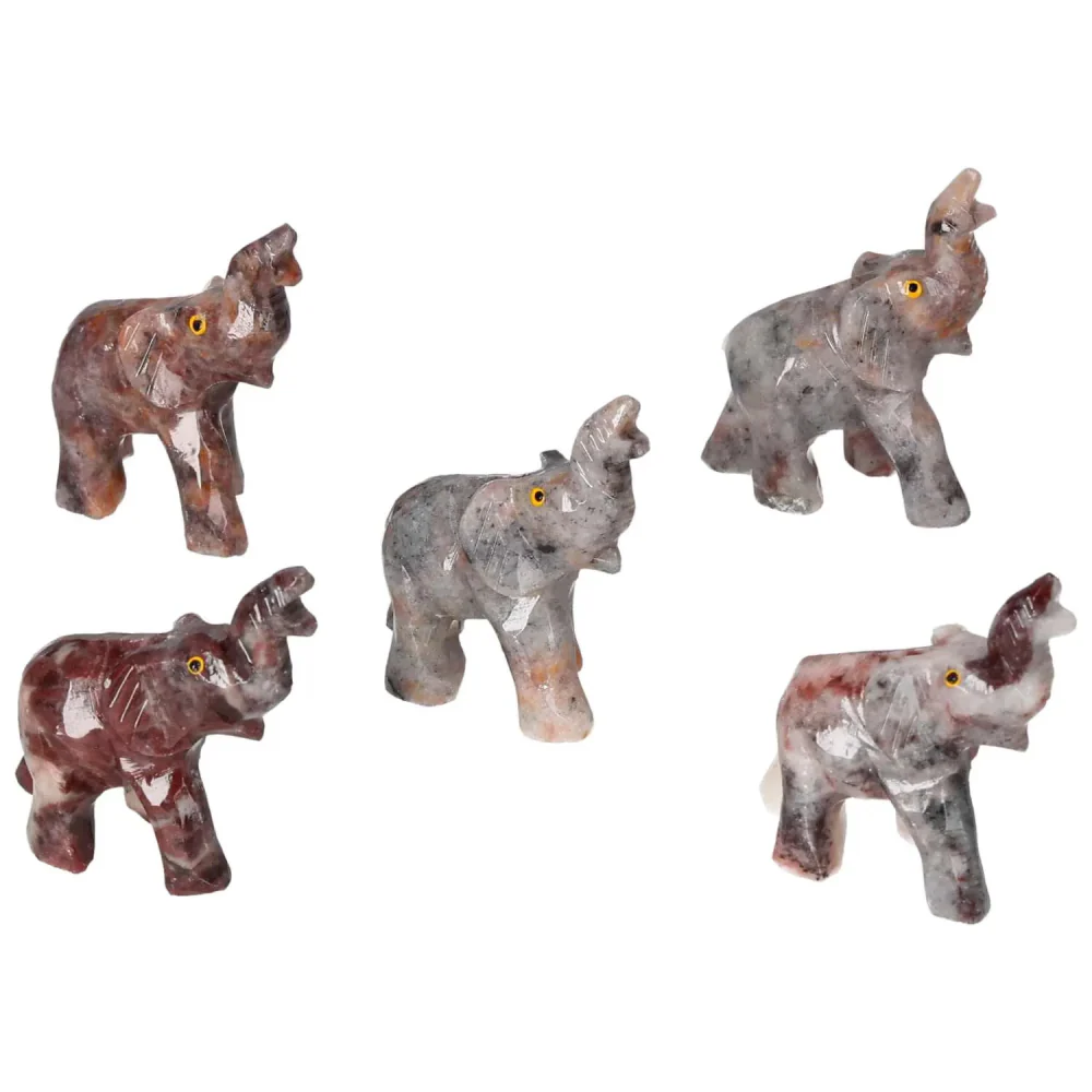 Carved Moon Marble Elephant 571234 - Image 10