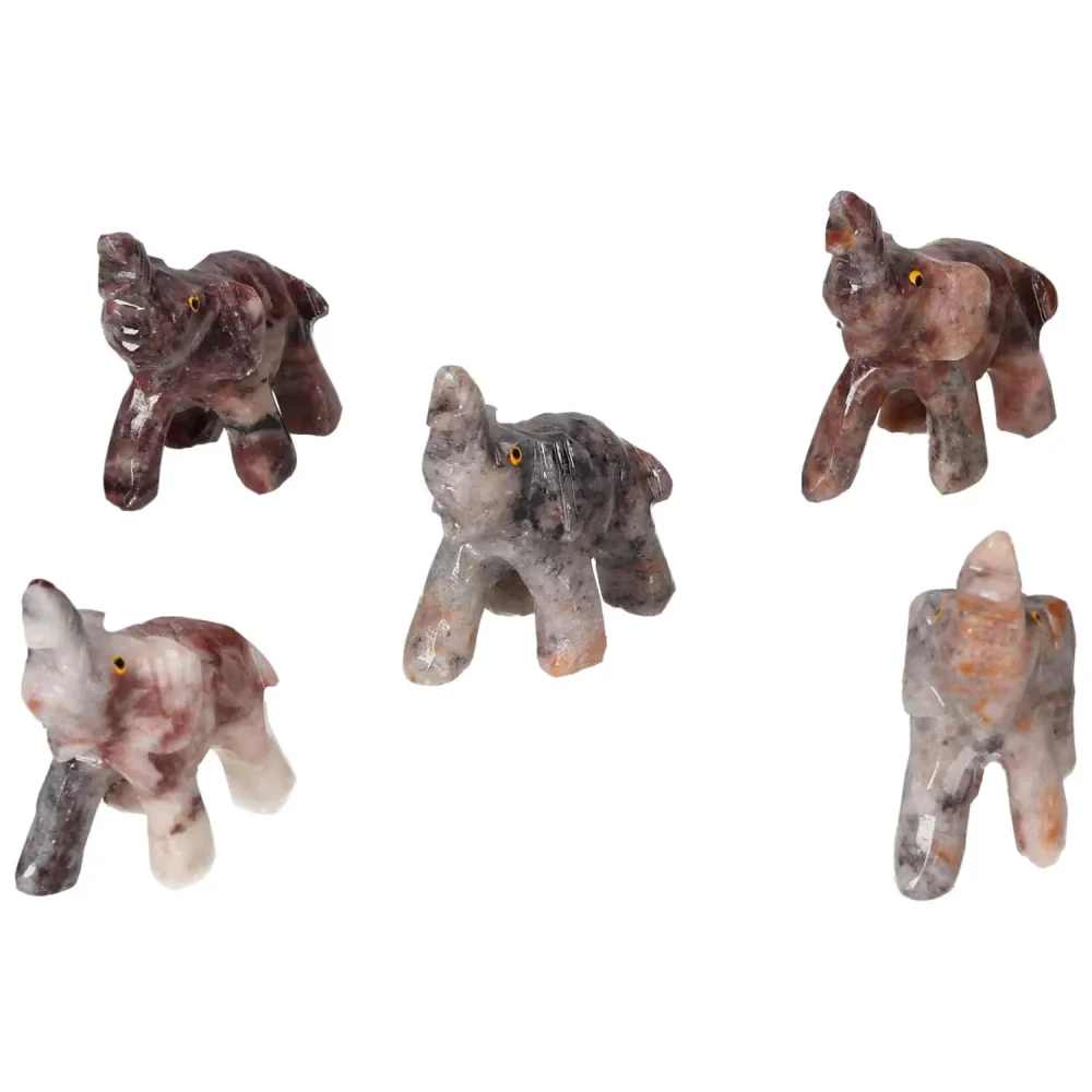Carved Moon Marble Elephant 571234 - Image 12