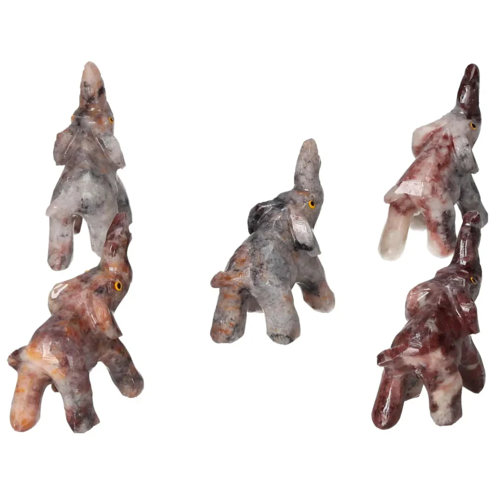 Carved Moon Marble Elephant 571234 - Image 15